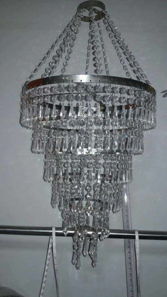 Crystal & Glass Chandelier