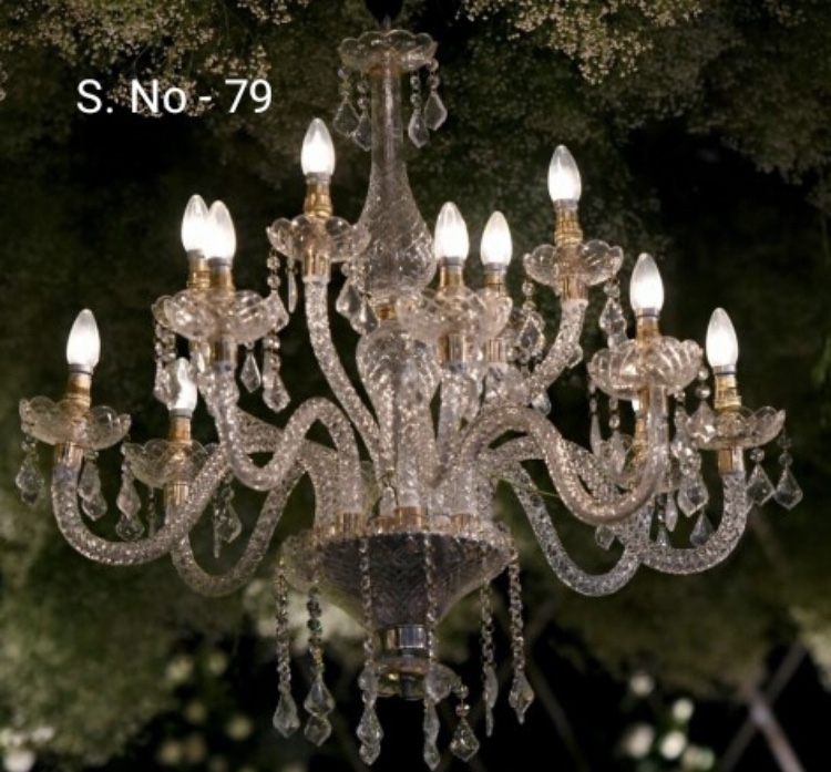 Crystal & Glass Chandelier